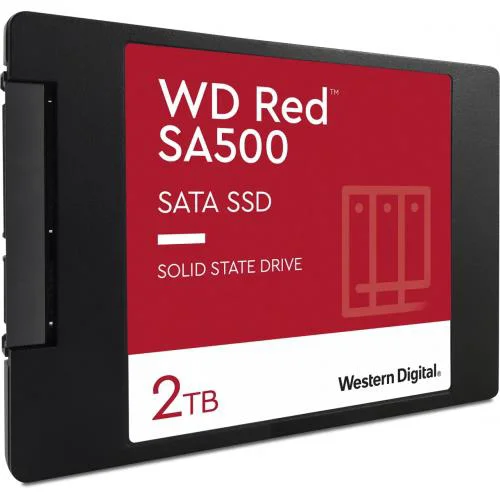 WDS200T2R0A Red SA500, 2TB, 560/530, SERVER ve NAS için Enterprise, 2,5" SATA, SSD