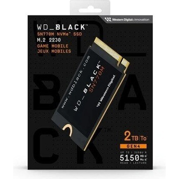Wd S200t3x0g Black Sn770m 2Tb M.2 Nvme Ssd 5150/4850 Mb/S