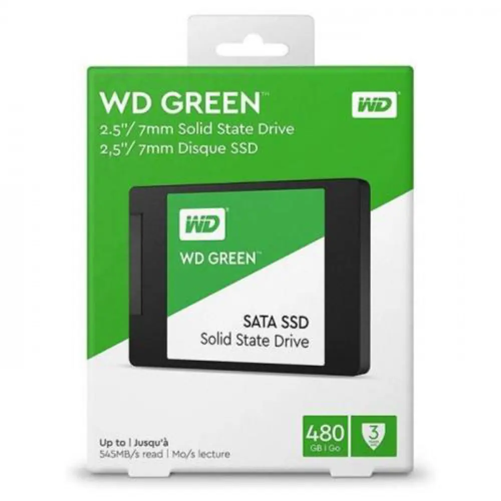 WDS480G3G0A 480GB GREEN 2.5" 545MB/s SATA SSD