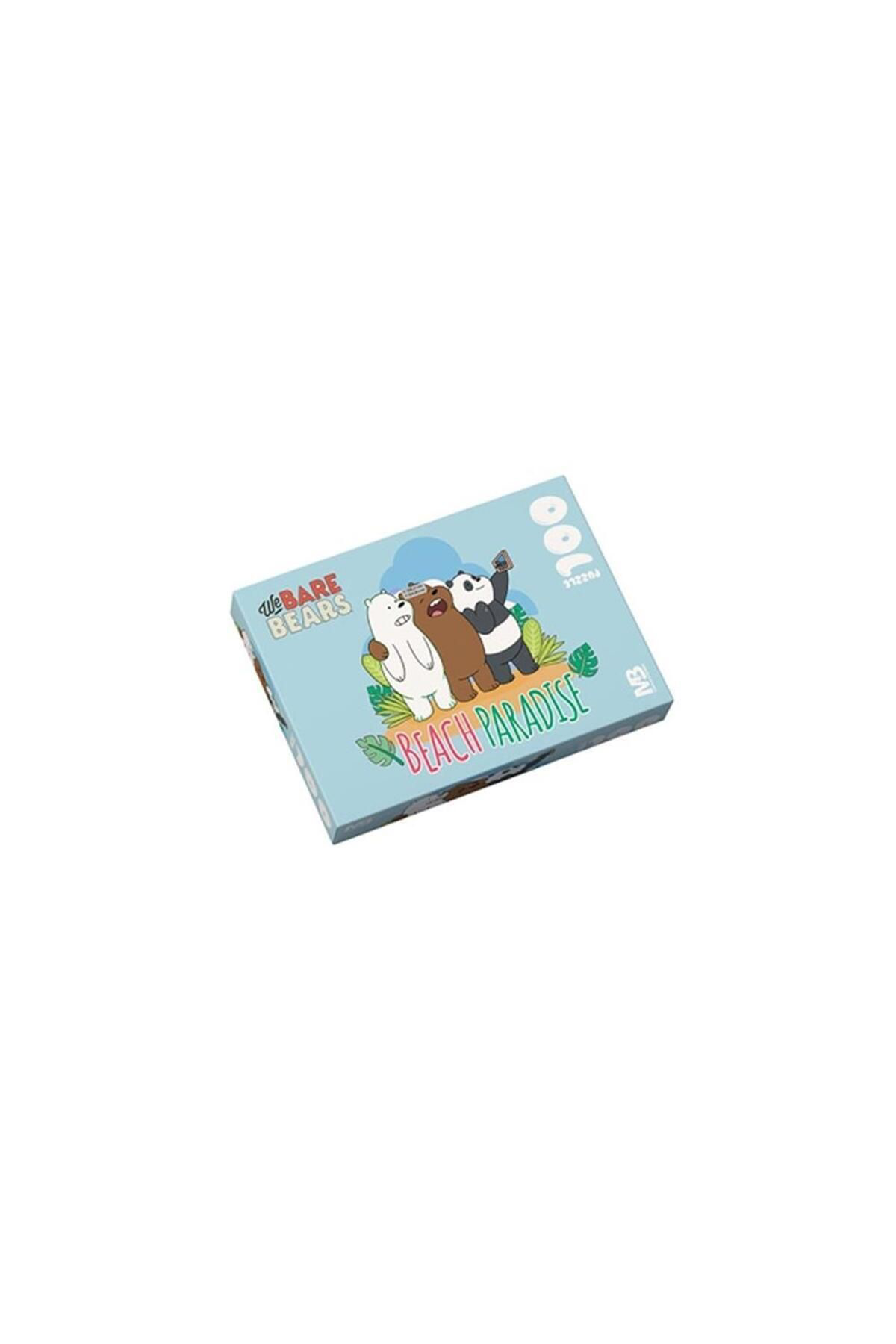 Mabbels We Bare Bears Beach Paradise 100 Parça Puzzle