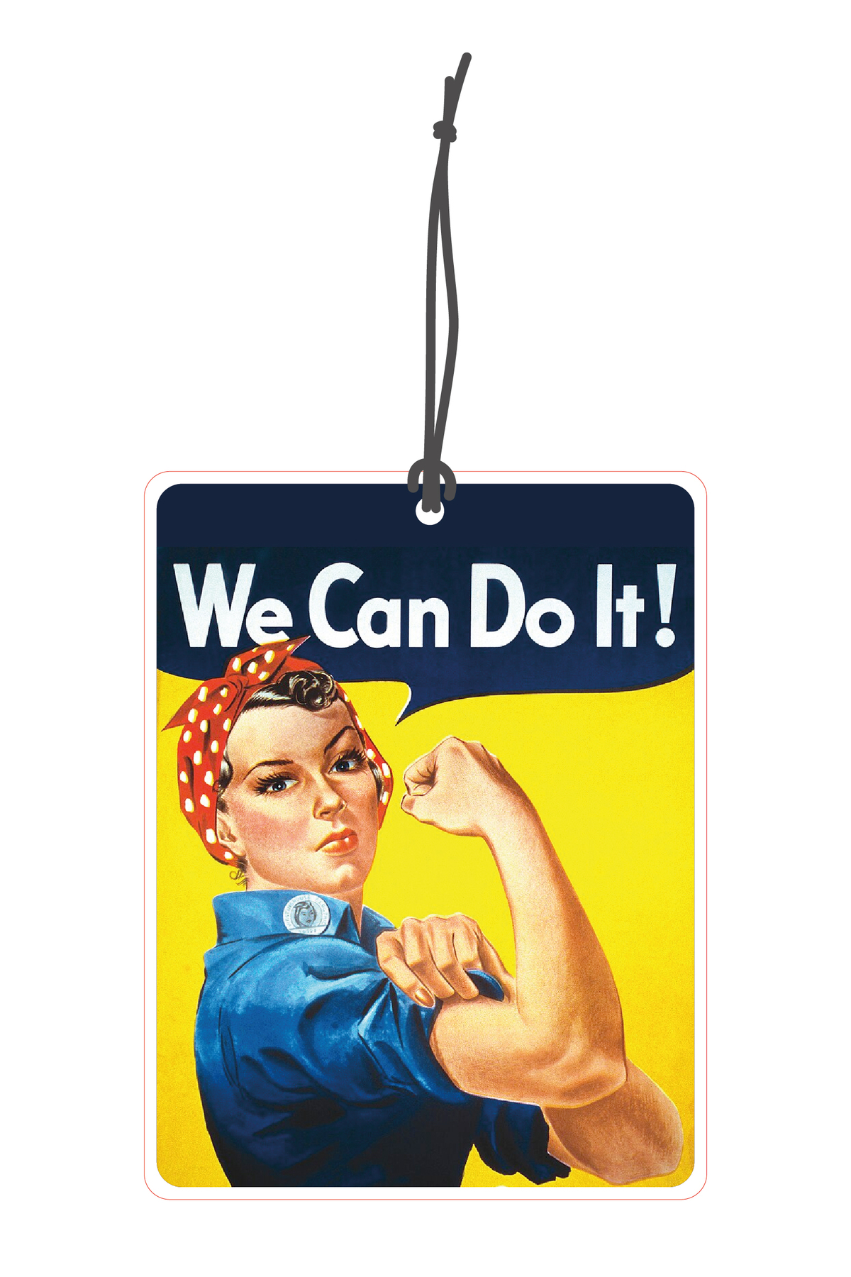 We Can Do İt Yapabiliriz Tasarımlı Oto Kokusu Dikiz Ayna Süsü Tor