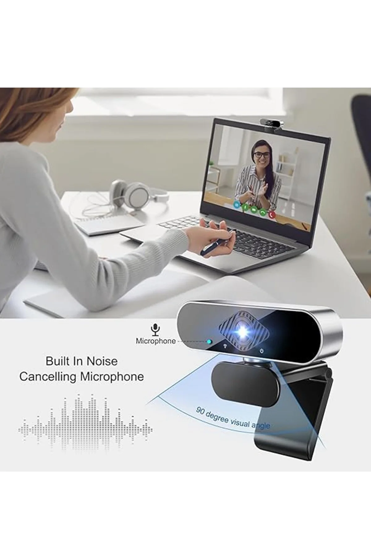 Webcam Orjınal 1080p Hd Konferans Kamera Dahili Mikrofon Görüntülü Sohbet Yayın Kamerası Hd Video Ae-104 Fiyatı, Yorumları ve Özellikleri