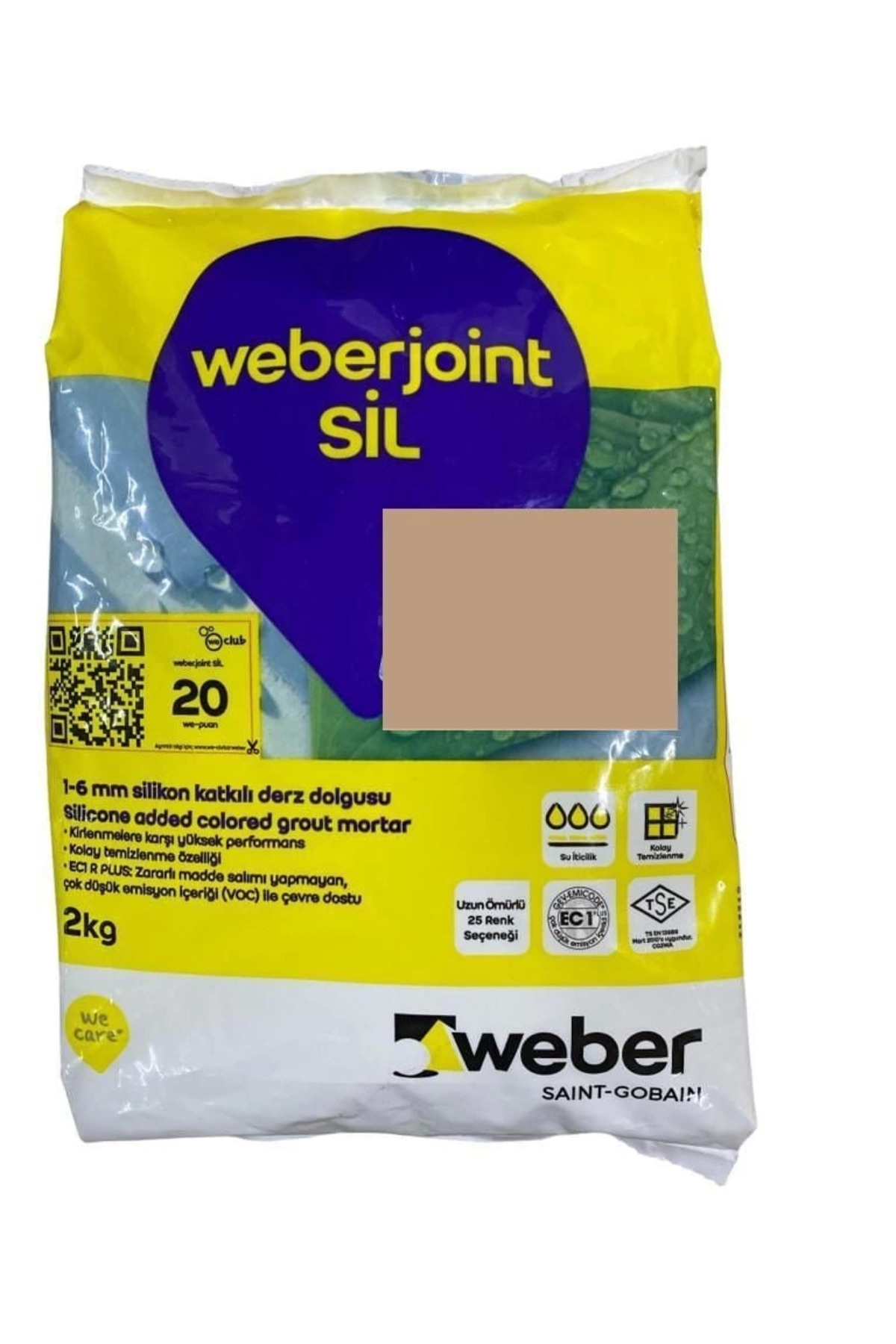 Weber Joint Sil 414 Granit Gri Derz Dolgu 2 Kg