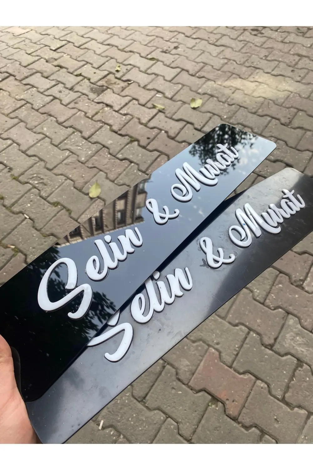 Wedding Gelin Arabası Kapatma Pleksi Dekor 1 Adet
