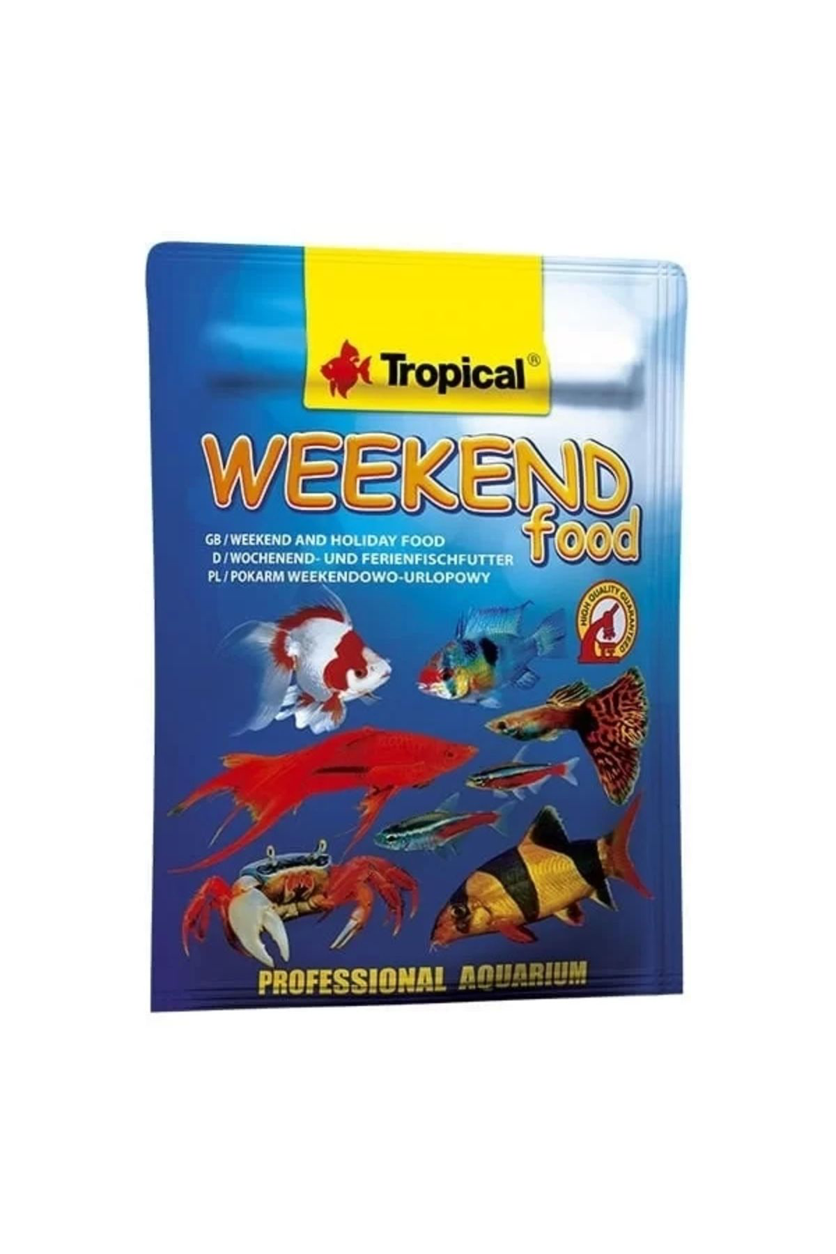 Tropical Weekend Holiday Haftasonu Ve Tatil Balık Yemi 20 Gr 24 Tablet