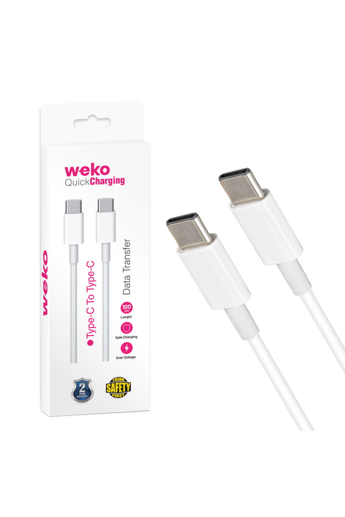 Weko Wk-21444 Type-c To Type-c 1 Metre Şarj Kablosu