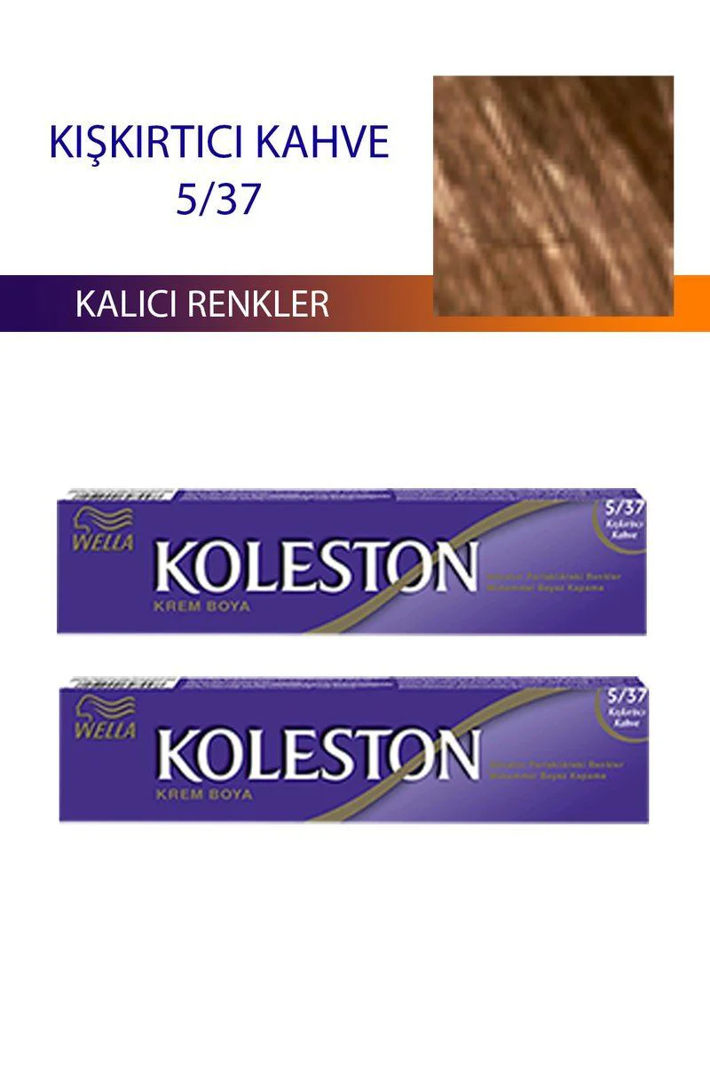 Wella Koleston ile Uyumlu Kışkırtıcı Kahve 5/37 Saç Boyası – 2 Adet 60ml Fiyatı, Yorumları ve Özellikleri