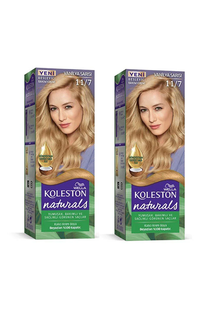 Wella Koleston Naturals Saç Boyası Vanilya Sarısı 11/7 2x Paket ile Uyumlu Fiyatı, Yorumları ve Özellikleri
