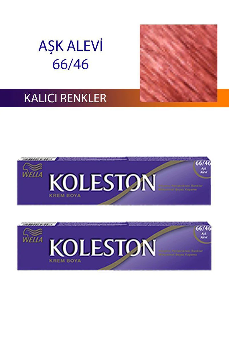 Wella Koleston Perfect ile Uyumlu Aşk Alevi 66/46 Saç Boyası – 2 Adet 60ml Kalıcı Saç Boyası Fiyatı, Yorumları ve Özellikleri