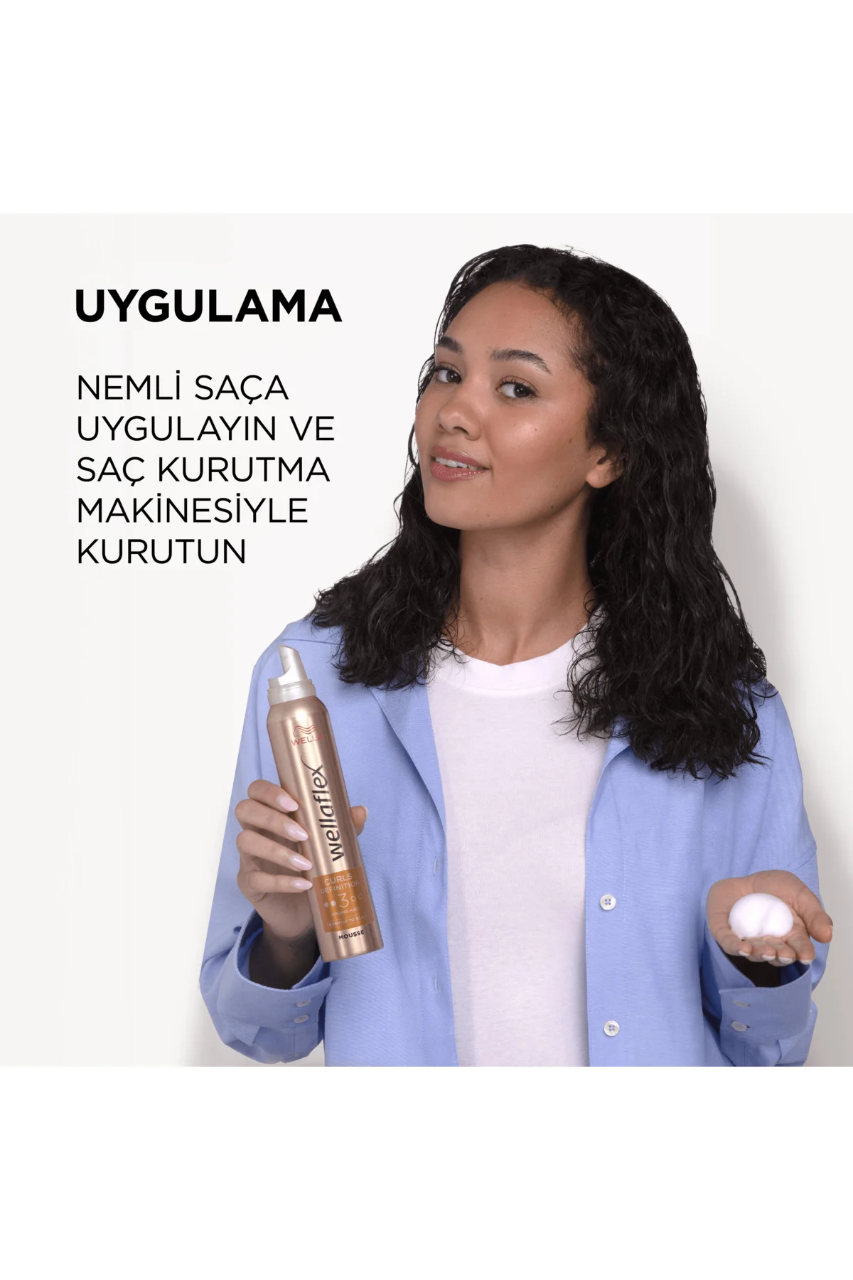Wellaflex Curls Definition Bukle Belirginleştirici Güçlü Tutuş Saç Köpüğü Strong Hold 200 ML Fiyatı, Yorumları ve Özellikleri