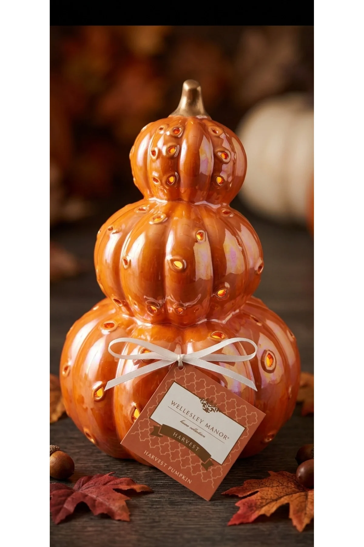 Wellesley Manor Harvest Pumpkin Kokulu Dekoratif El Boyama Serami