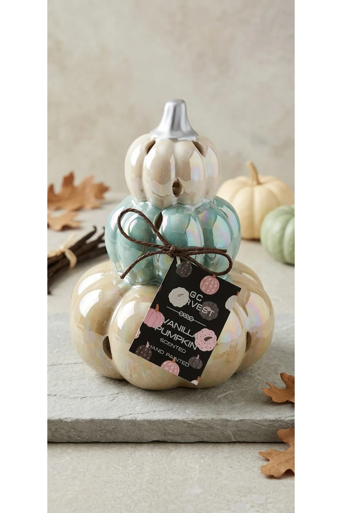 Wellesley Manor Pumpkin Vanilla Kokulu Dekoratif El Boyama Seramik Balkabağı Wellesley Manor Pumpkin Vanilla Kokulu Dekoratif El Boyama Seramik Balkabağı