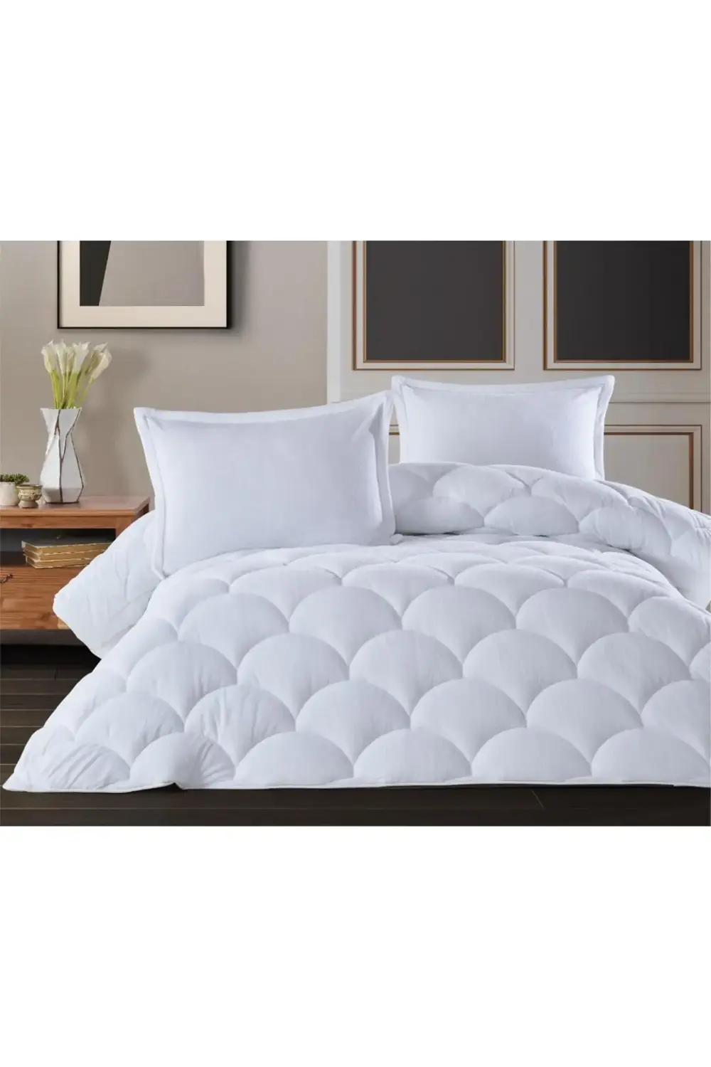 Clasy Wellfsoft Tek Kişilik Yorgan Fluffy Beyaz