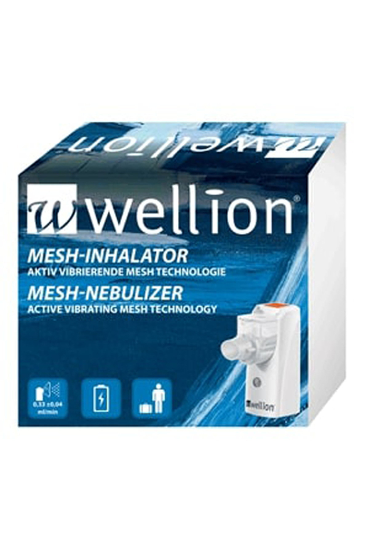 WELLION Taşınabilir Mini Mesh Nebulizatör S600A