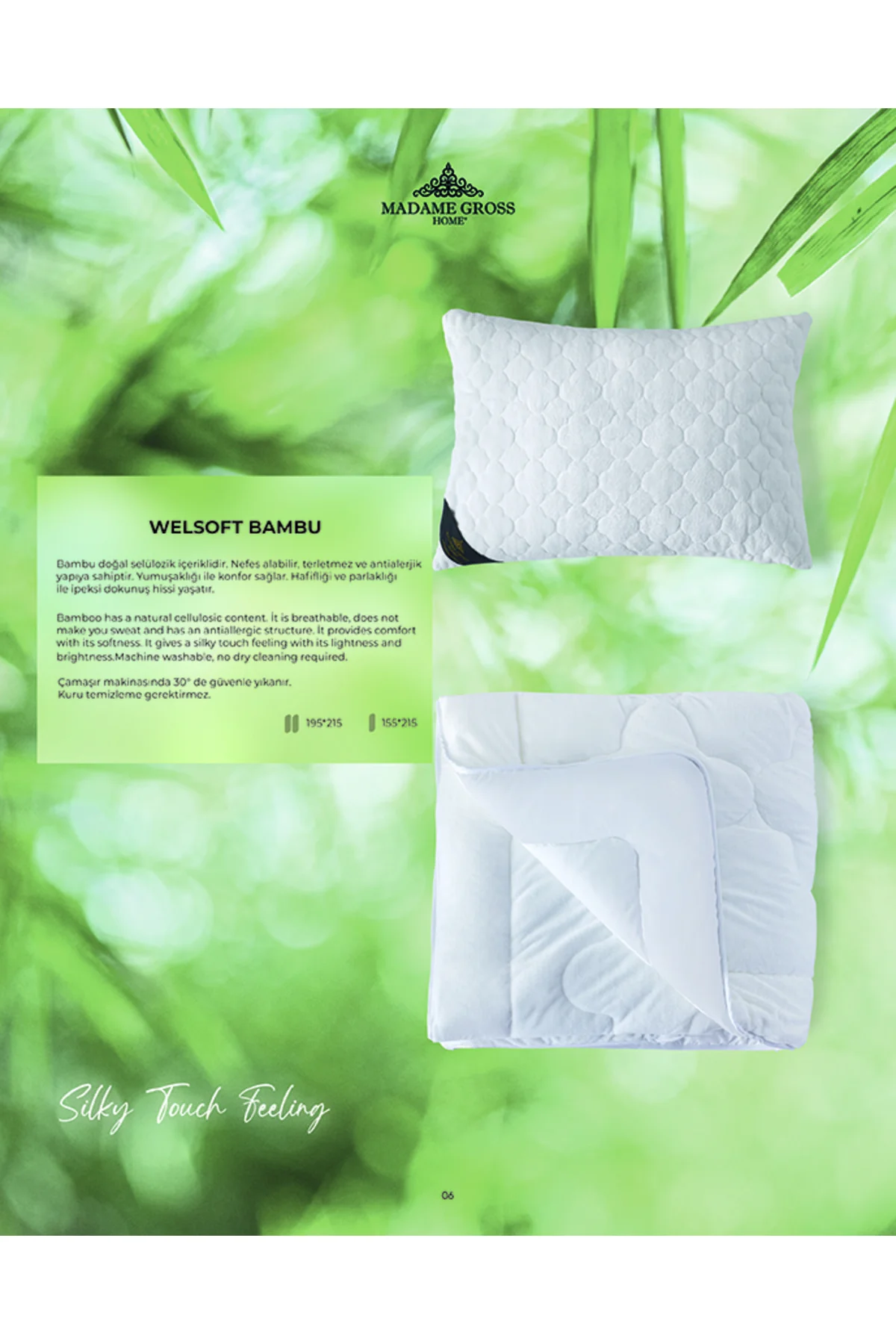 Wellsoft Bambu Yorgan Çift Kişilik