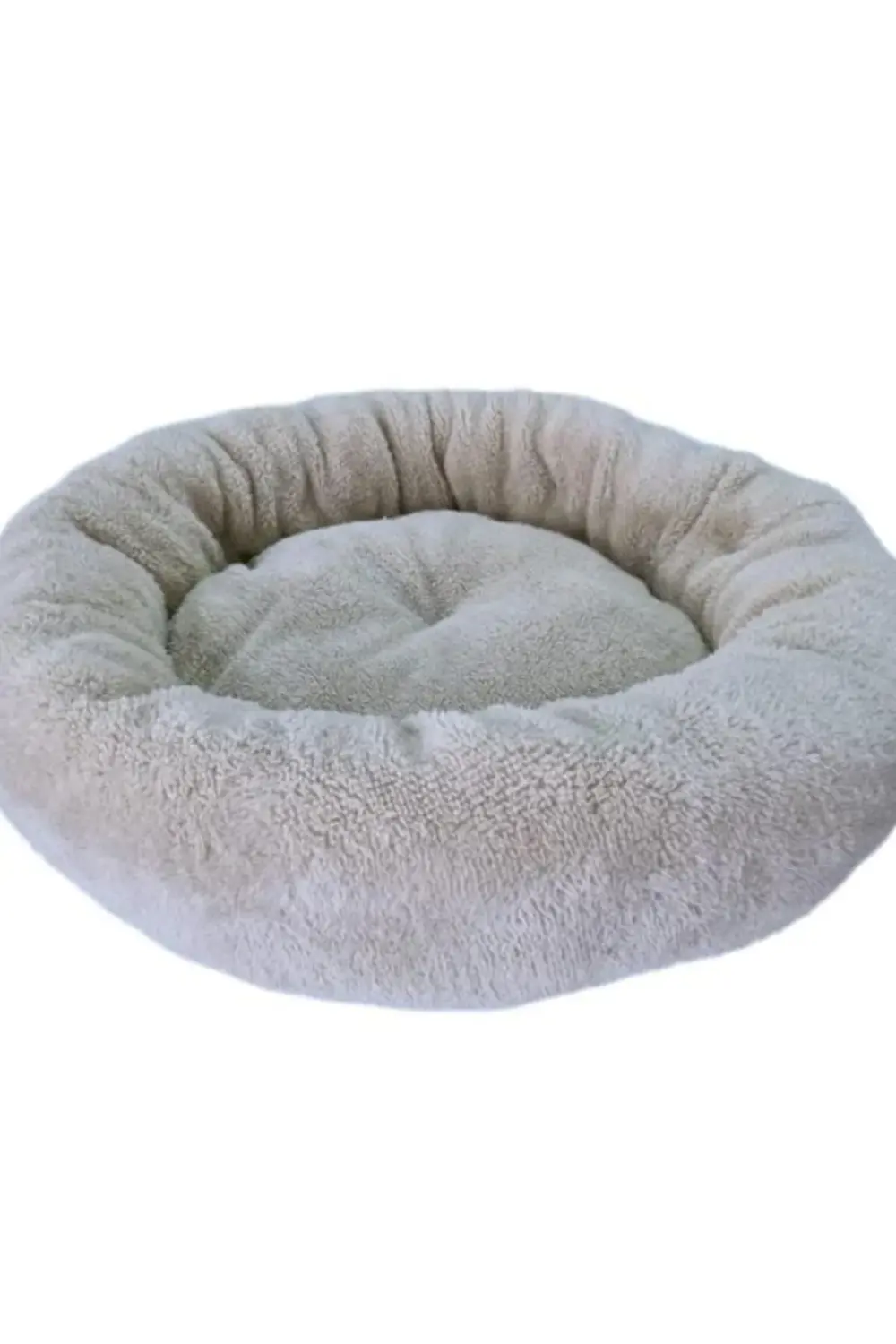 Welsoft Ekru Beyaz Kedi Ve Köpek Yatağı 60 Cm