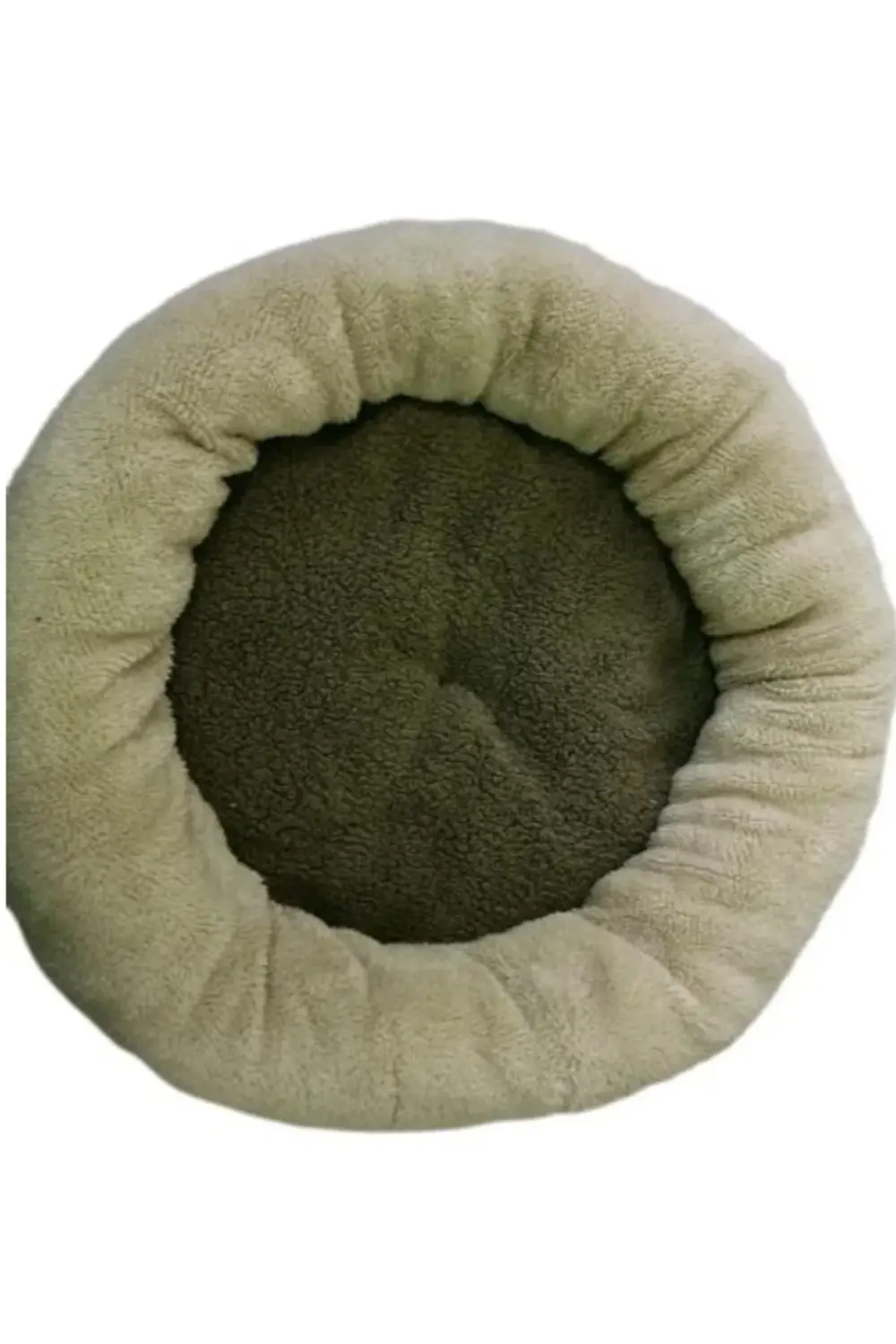 Welsoft Krem Haki Yeşil Kedi Ve Köpek Yatağı 60 Cm