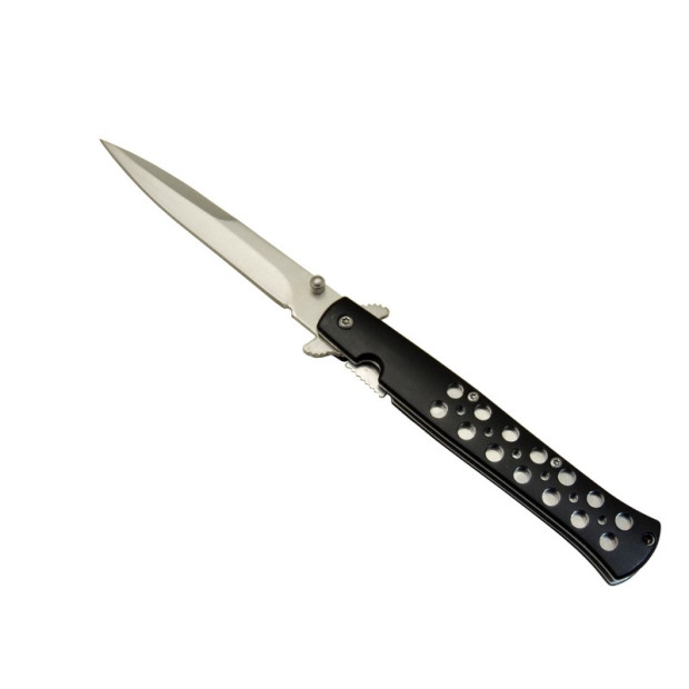 Wenom Çakı Metal Siyah 22,5 cm Yarı Otomatik , Kemerlikli TdrTR