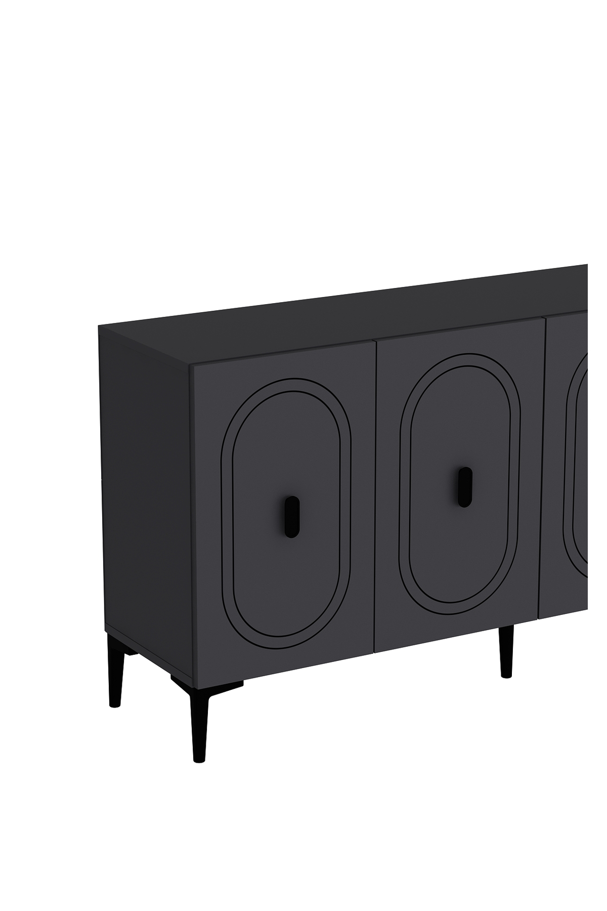 Cantek Dizayn Wenyct (Kb150) Konsol Antrasit-Antrasit