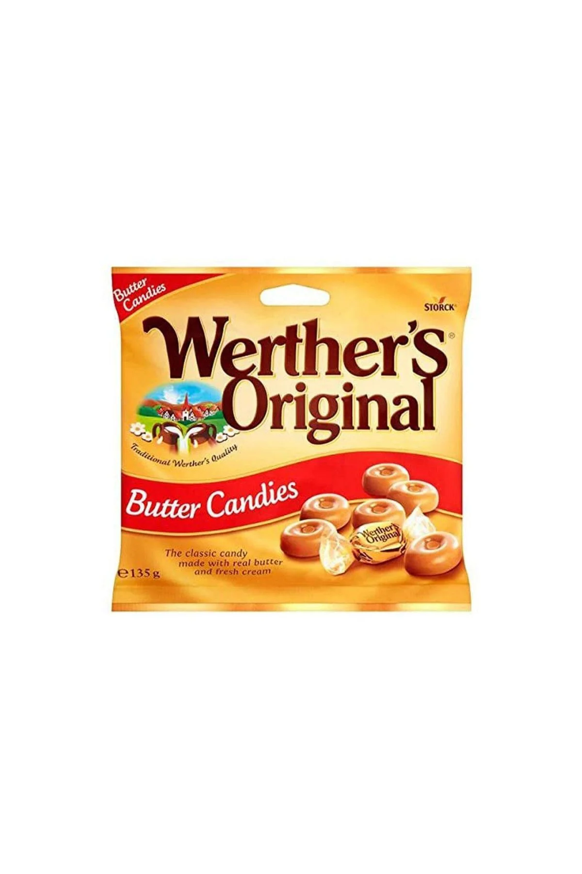 Werther’s Original Butter Candies Gerçek Tereyağlı Karamel Şeker 