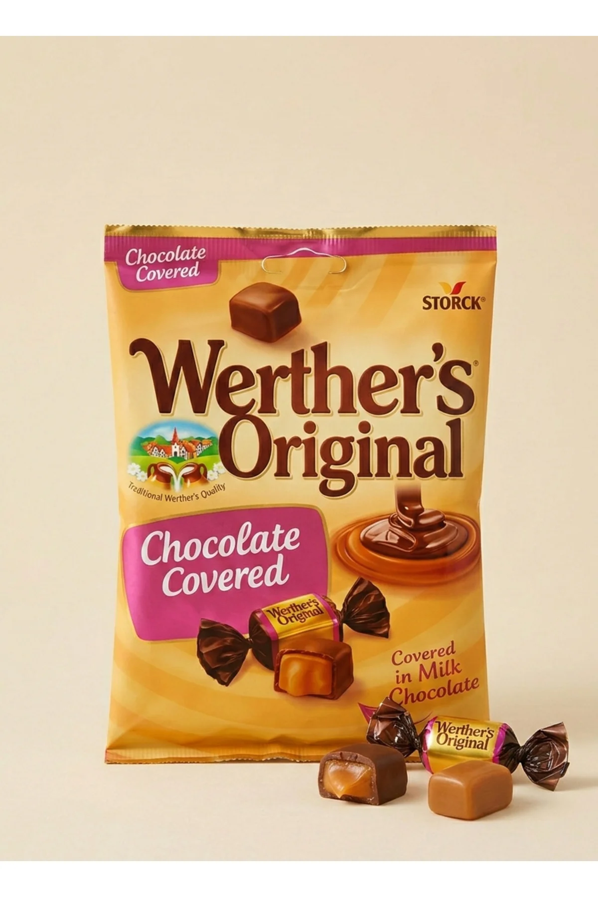 Werther's Orijinal Chocolate Covered Caramels 100 gr