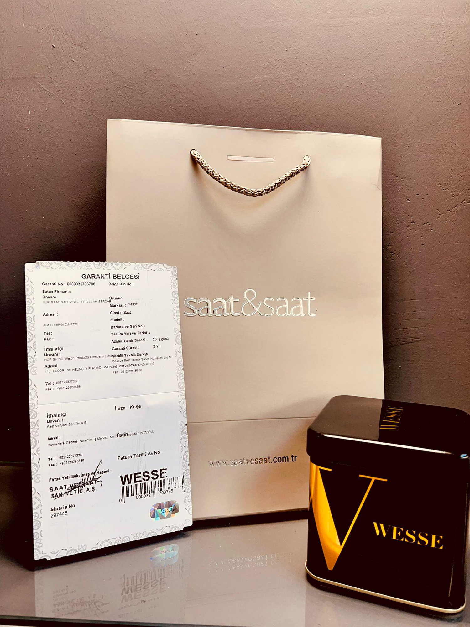 Wesse Elite Çelik Kordon Kararmaz Renk Atmaz Bayan Kol Saati 30Mt Wesse Elite Çelik Kordon Kararmaz Renk Atmaz Bayan Kol Saati 30Mt