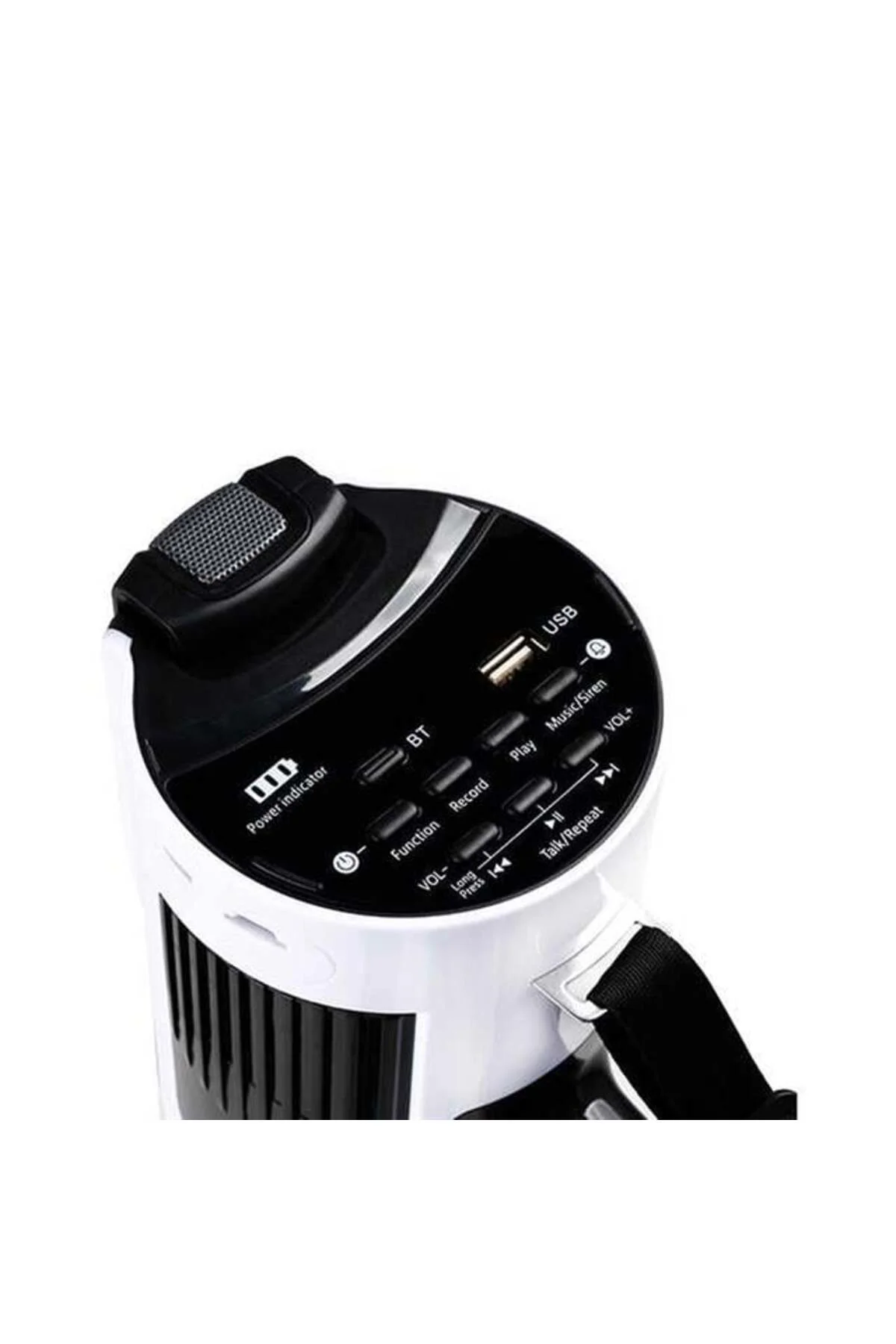 Westa Wm-90Pu Type-C 100 Watt Mayk Mikrofonlu Usb-Tf-Bluetooth Megafon Westa Wm-90Pu Type-C 100 Watt Mayk Mikrofonlu Usb-Tf-Bluetooth Megafon