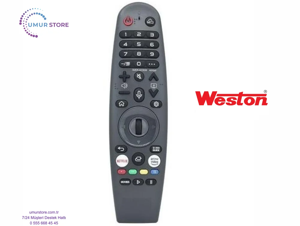Weston WS50900 Webos Smart Televizyon Kumandası-Mikrofonlu Weston WS50900 Webos Smart Televizyon Kumandası-Mikrofonlu