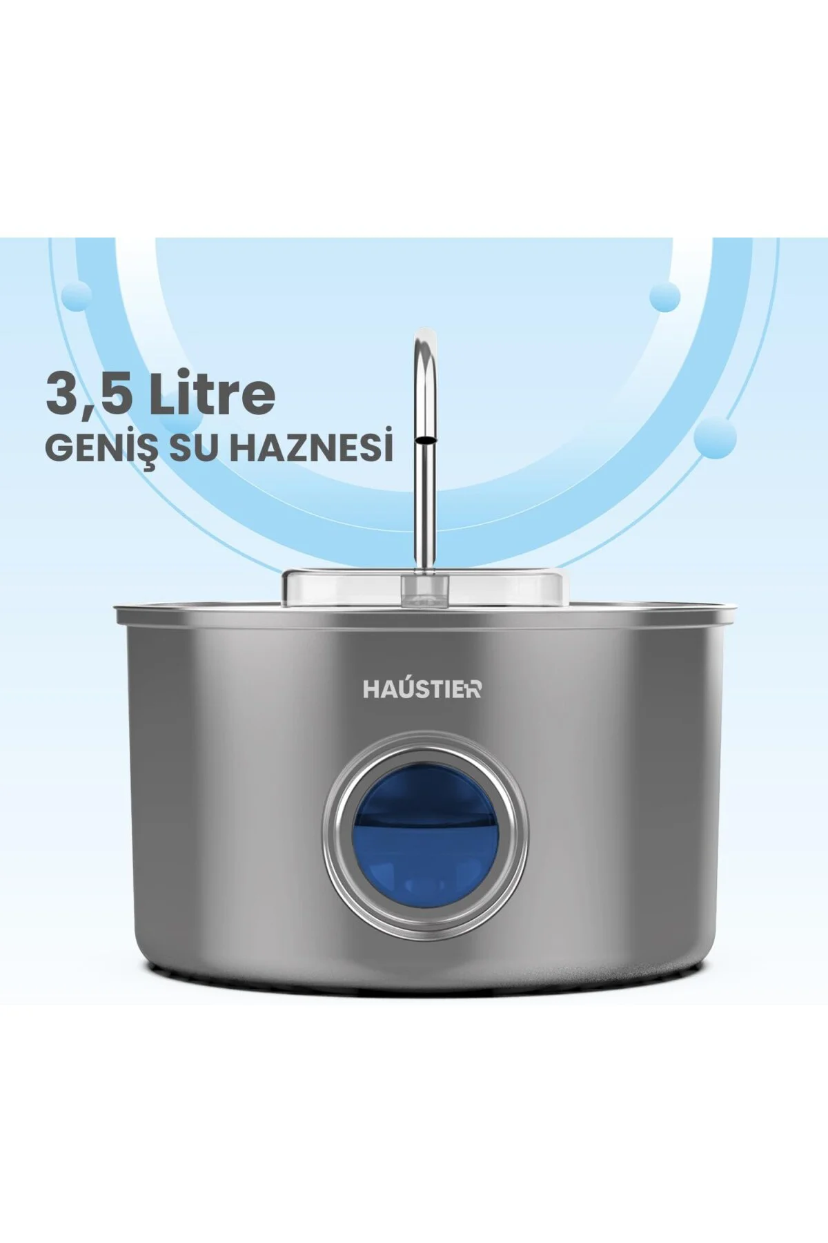 WF009LS-M Otomatik Kedi Su Çeşmesi,Kedi Su Sebili, Su Pınarı 3.5L