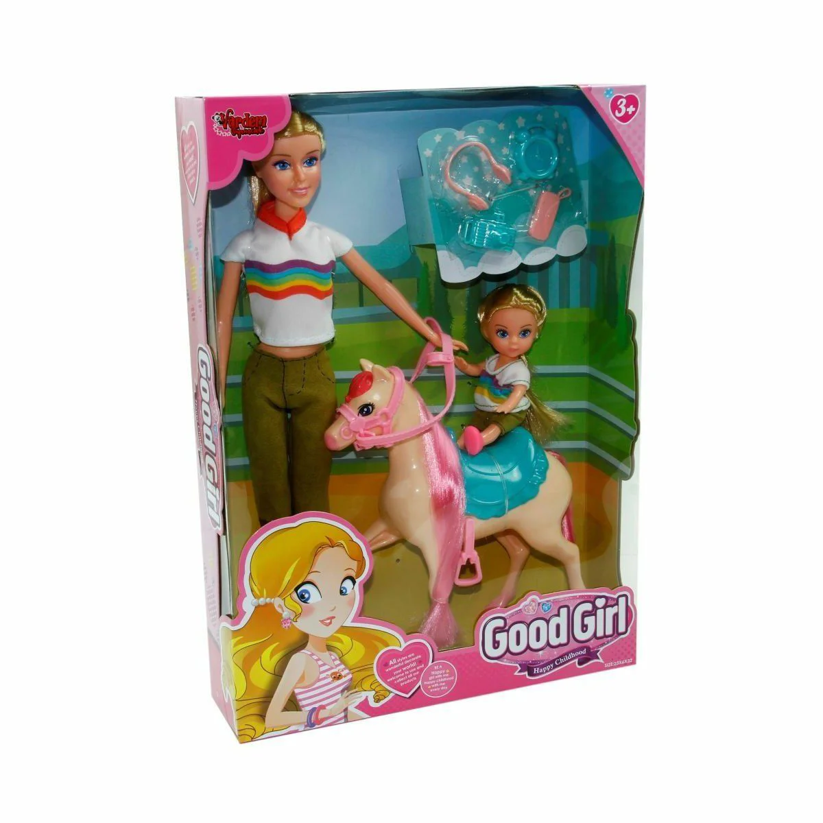 WG-115162 Kutulu 29cm Atlı Kızı ve Anne Bebek - Vardem Oyuncak Fiyatı, Yorumları ve Özellikleri
