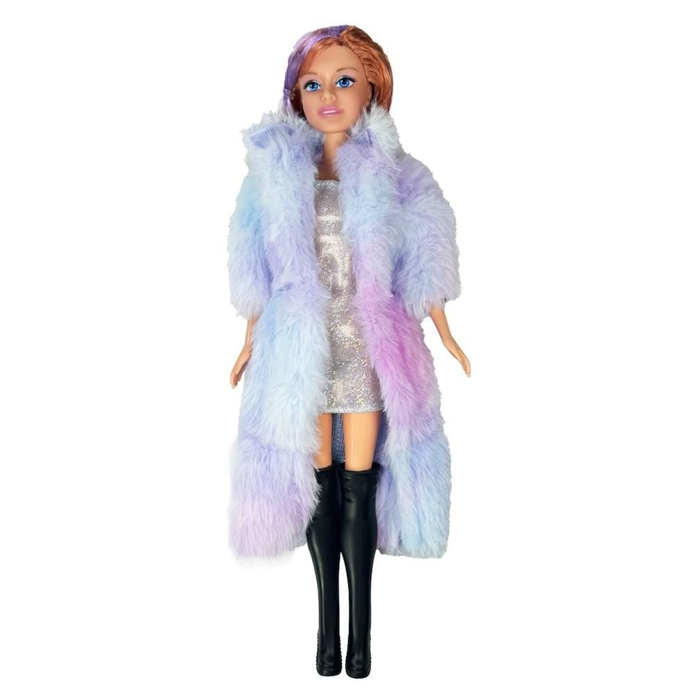 WG-66769 KUT.KÜRKLÜ ÇİZMELİ BEBEK 29CM 48PCS -VRD