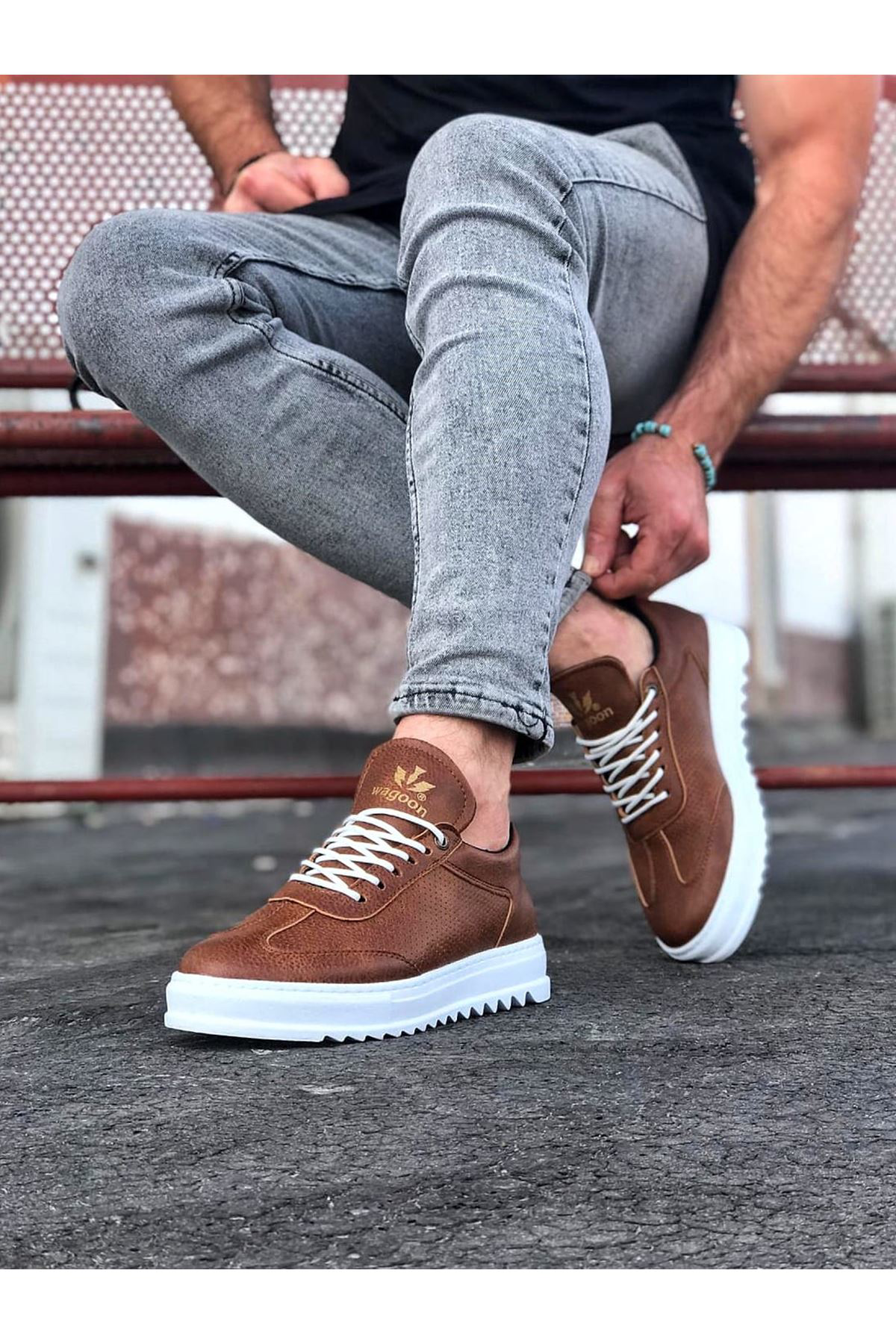 WG022 Taba Erkek Casual Ayakkabı