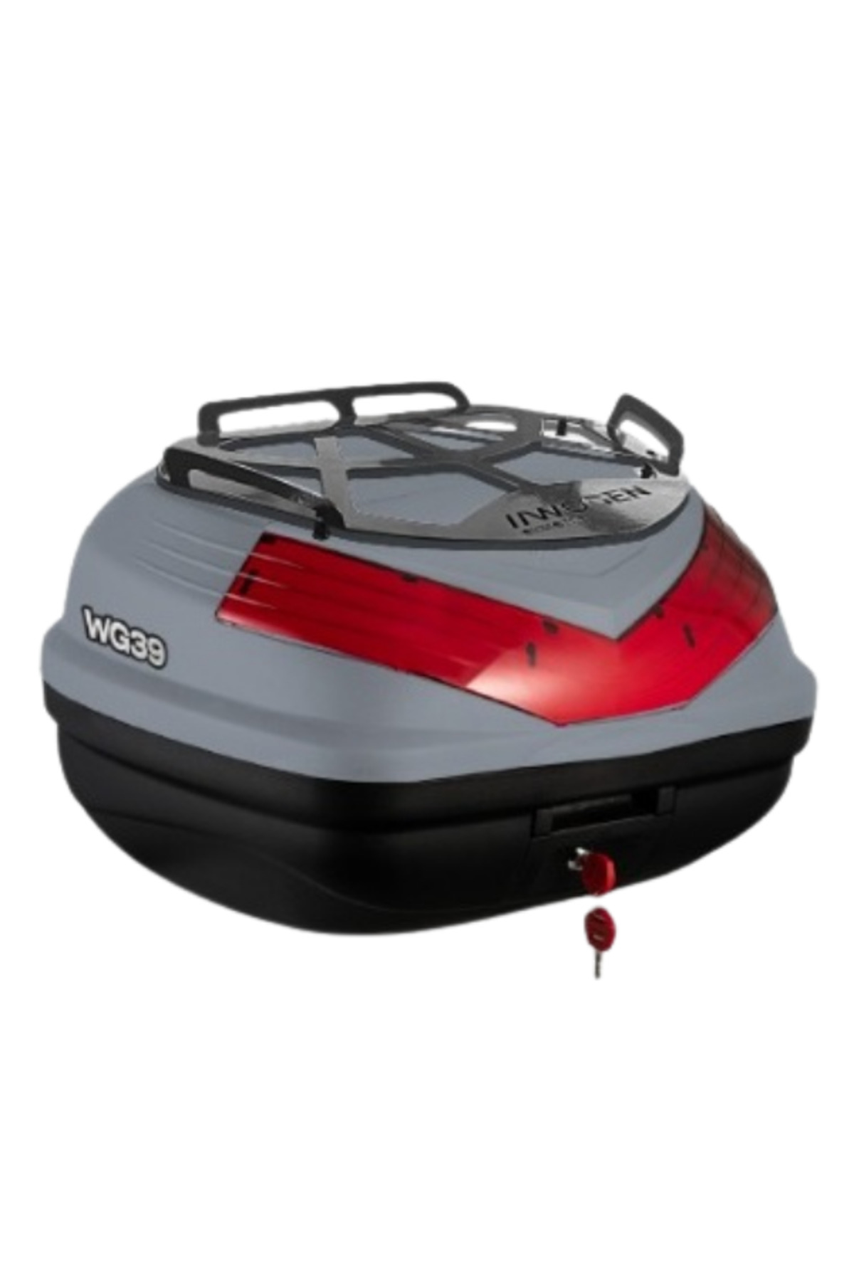 Wogen Wg50 Sirt Dayamali Premium Metal Bagajli Çanta (Nardo Gri)