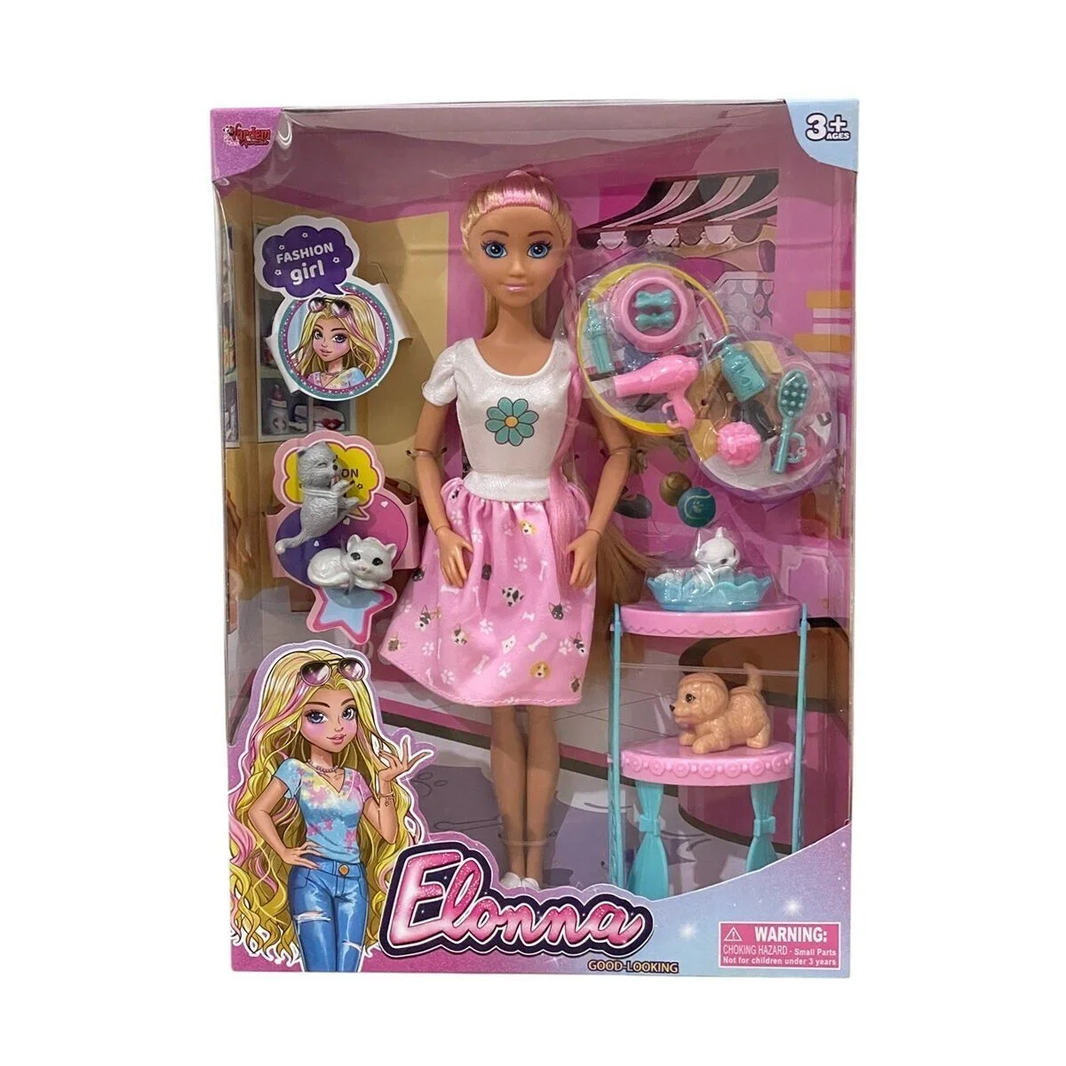 WG66962 -Vardem Kutulu  Pet Shop Bebek Set 11,5 inç Fiyatı, Yorumları ve Özellikleri