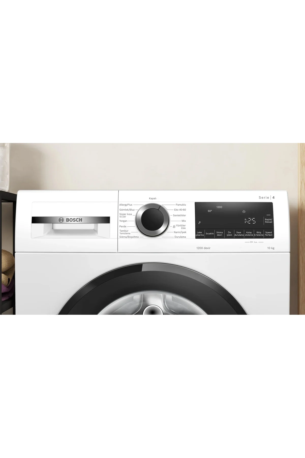 WGA25203TR Serie 4 Çamaşır Makinesi 10 kg 1200 devir