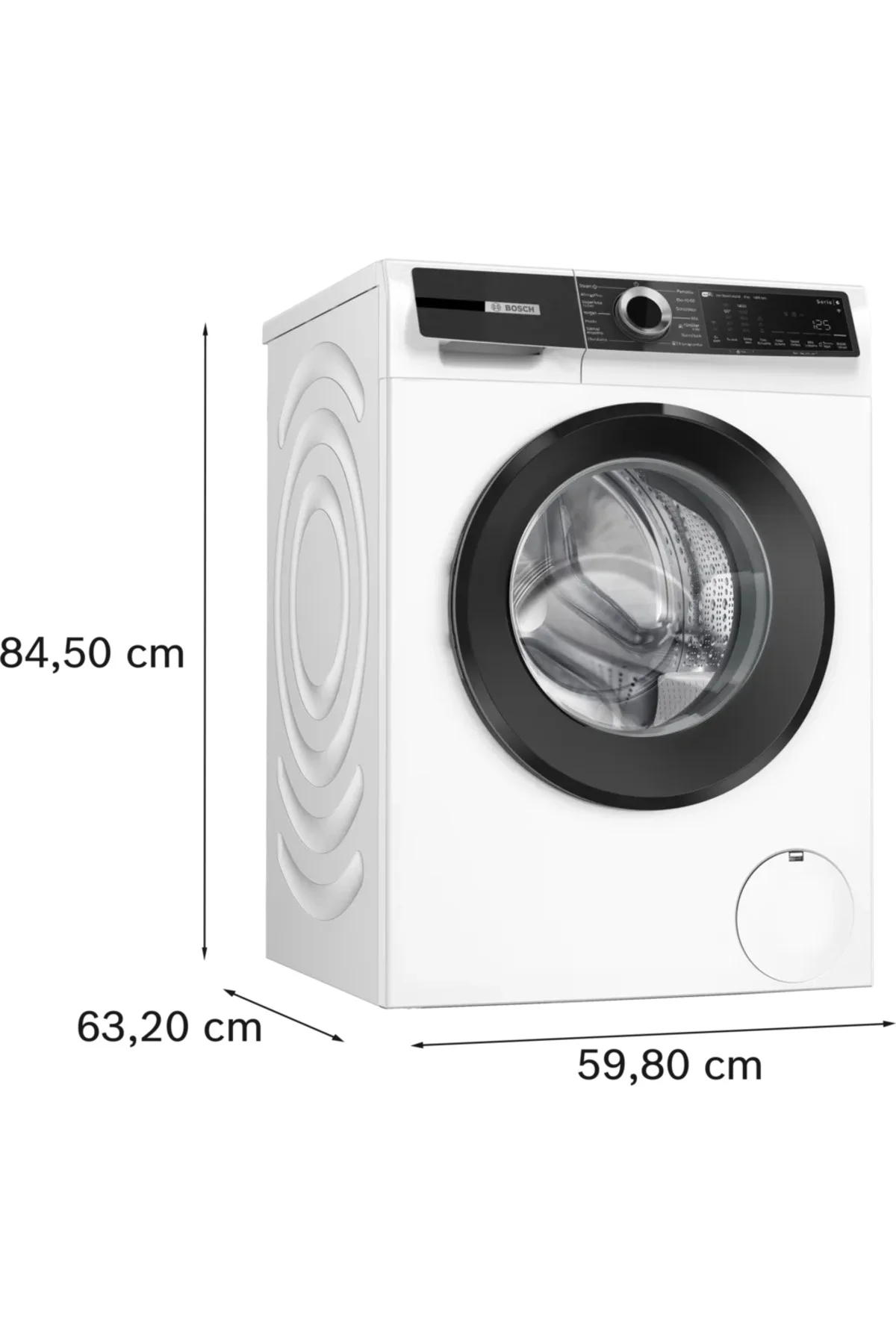WGK244Z0TR 9 Kg 1400 Devir Serie 6 Beyaz Çamaşır Makinesi