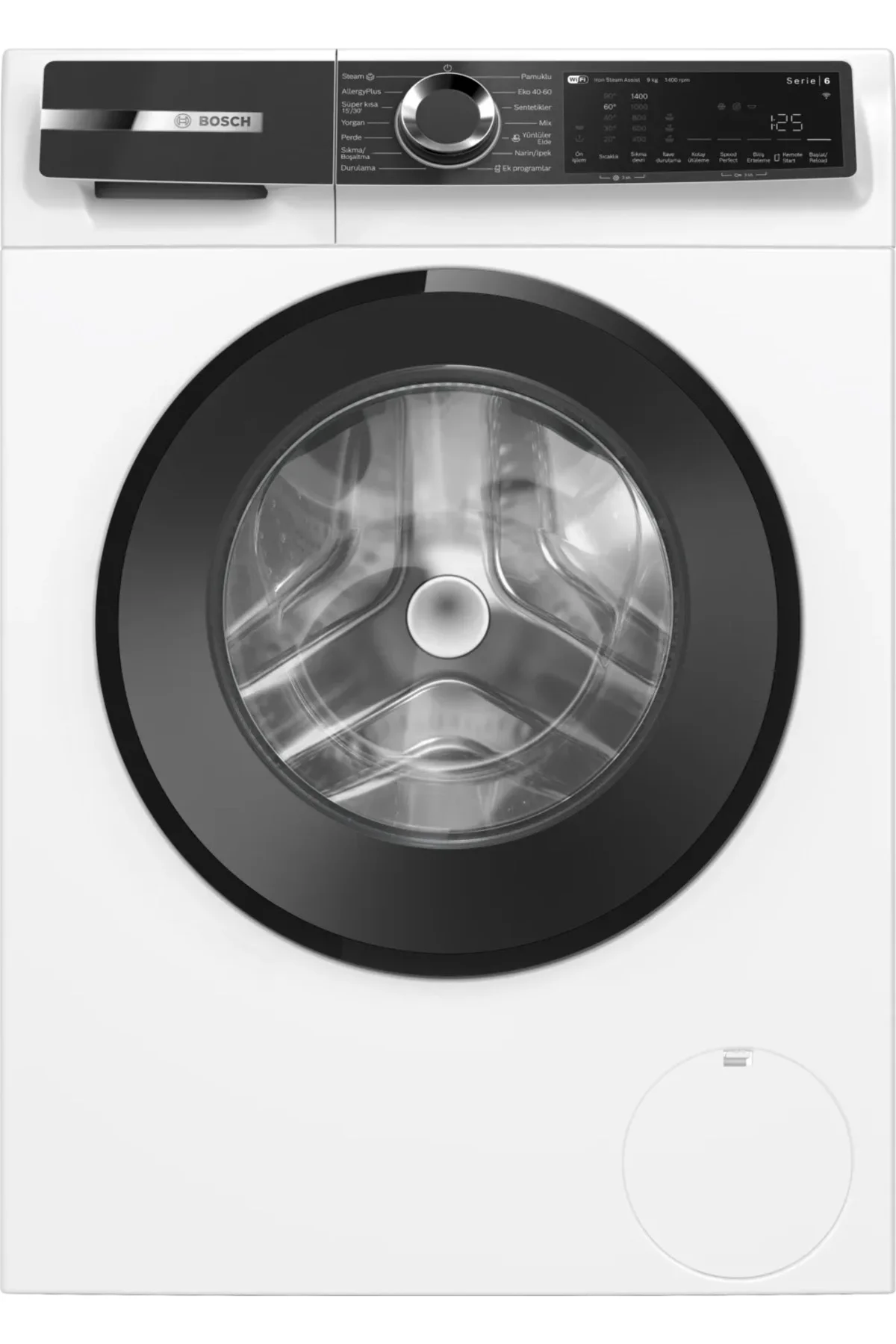 WGK244Z0TR 9 Kg 1400 Devir Serie 6 Beyaz Çamaşır Makinesi