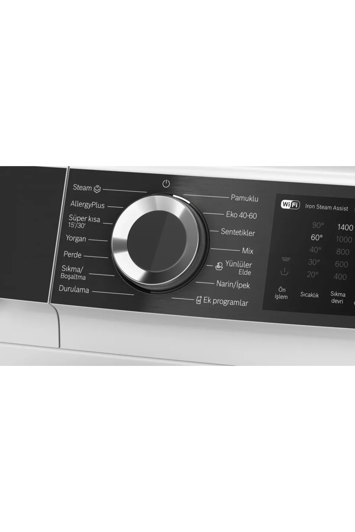 WGK244Z0TR 9 Kg 1400 Devir Serie 6 Beyaz Çamaşır Makinesi