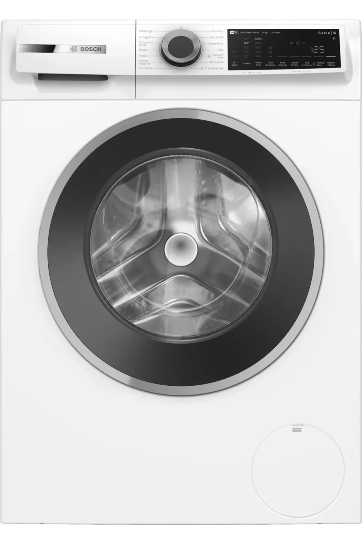 WGK252Z0TR 10 Kg 1200 Devir Serie 6 Beyaz Çamaşır Makinesi