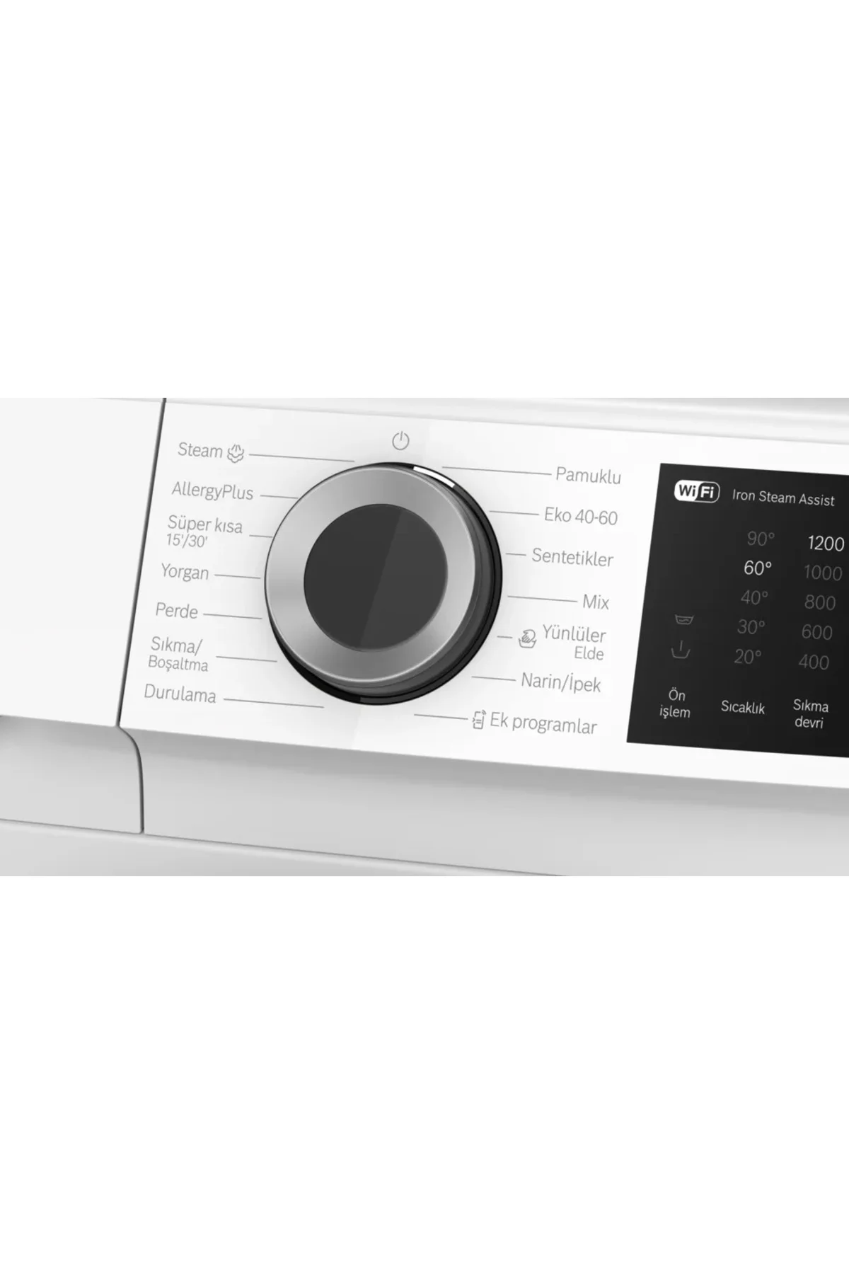 WGK252Z0TR 10 Kg 1200 Devir Serie 6 Beyaz Çamaşır Makinesi