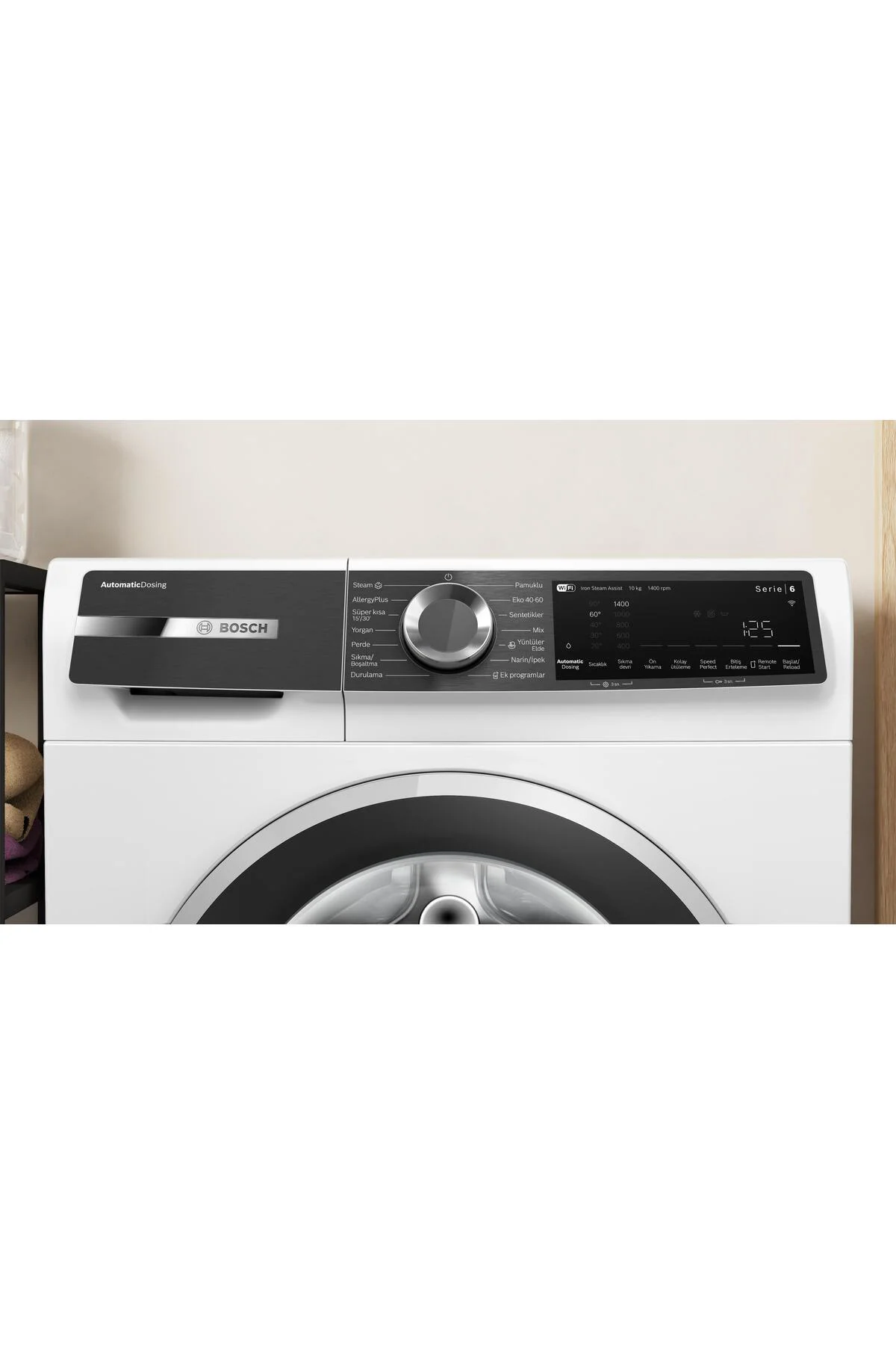 WGK254Y0TR 10 Kg 1400 Devir Beyaz Çamaşır Makinesi