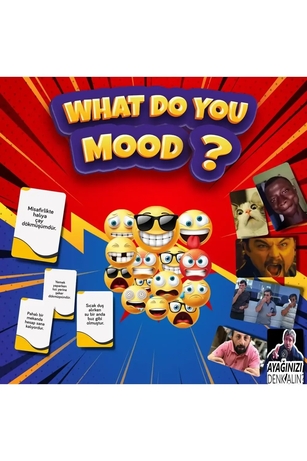 What Do You Mood Moodun Ne - Eğlenceli Grup Arkadaş Aile Kutu Oyu What Do You Mood Moodun Ne - Eğlenceli Grup Arkadaş Aile Kutu Oyu