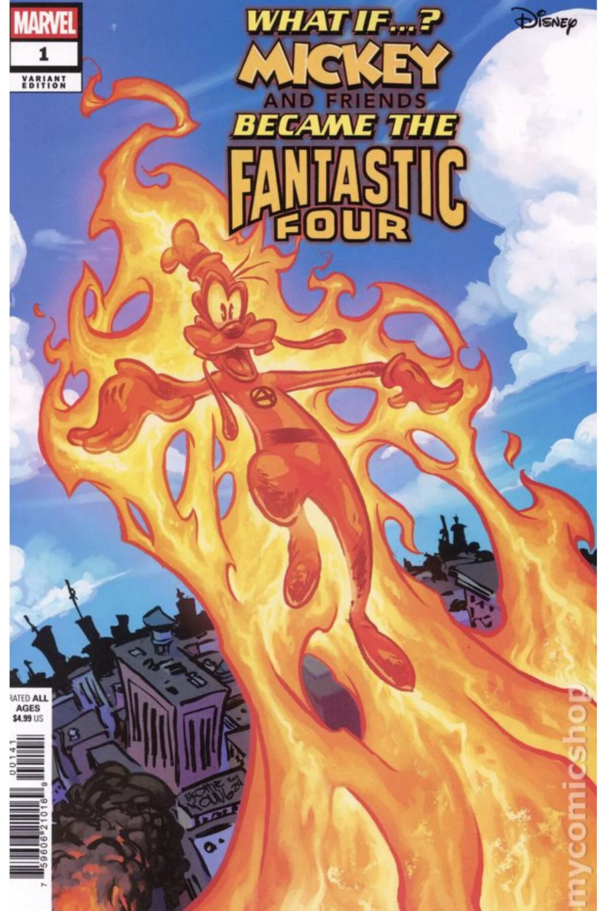 What if Mickey and Friends Became the Fantastic Four #1D (ingiliz