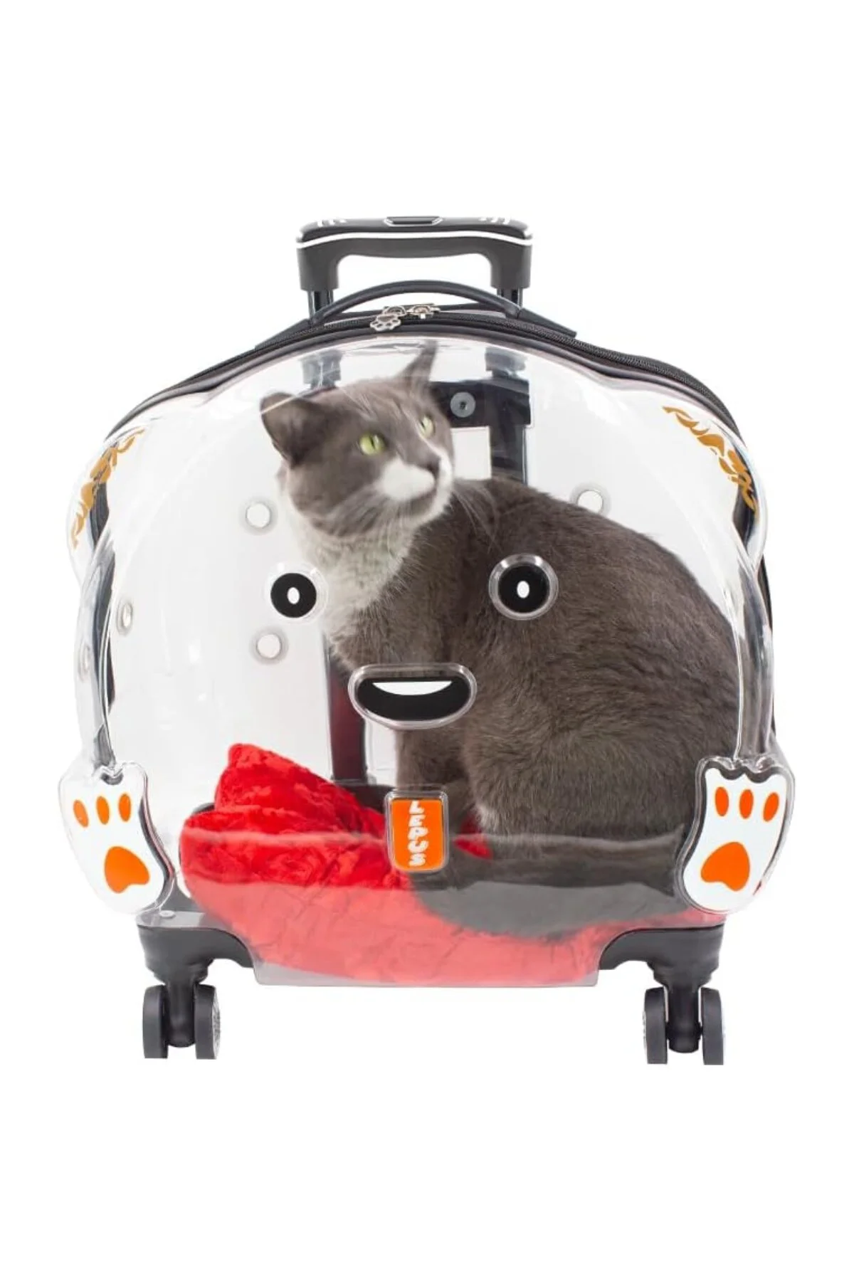 Wheel bag, Şeffaf Kedi ve Köpek Taşıma Çantası