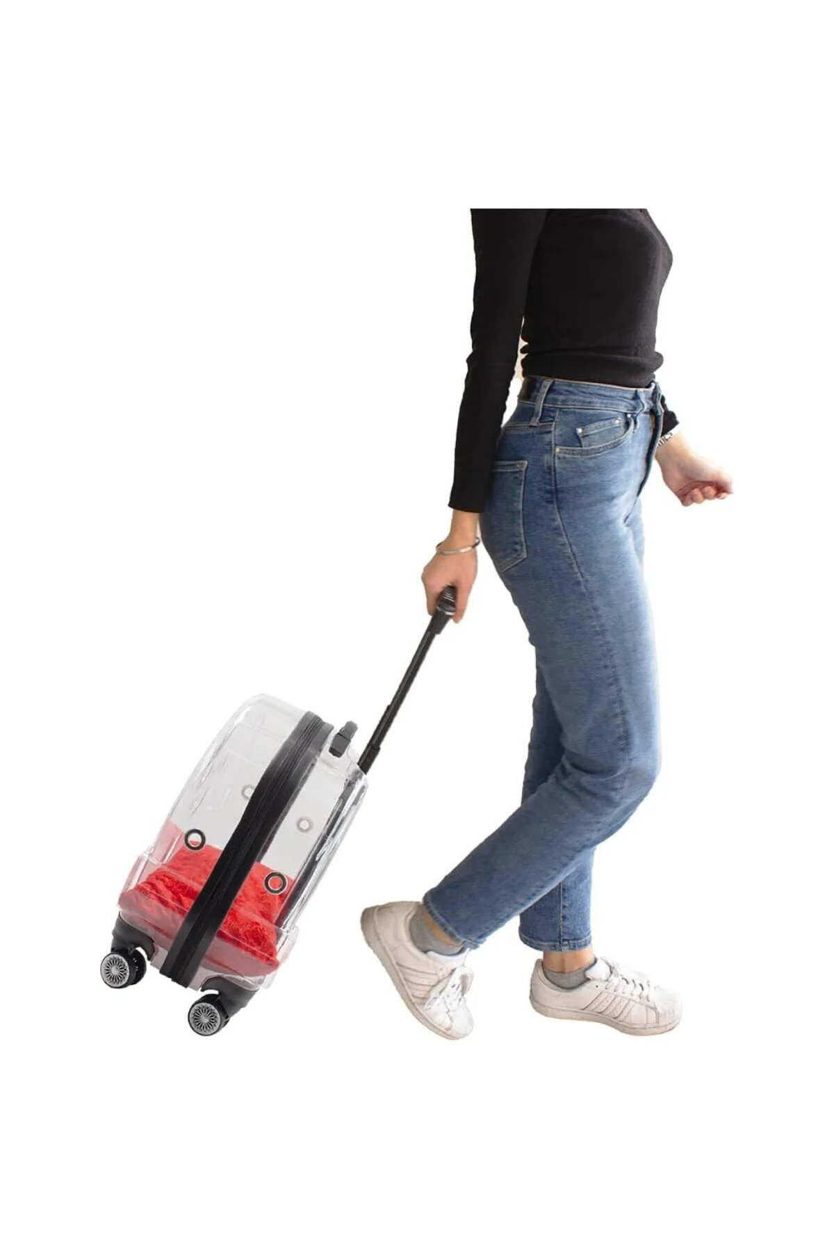 Wheel bag, Şeffaf Kedi ve Köpek Taşıma Çantası