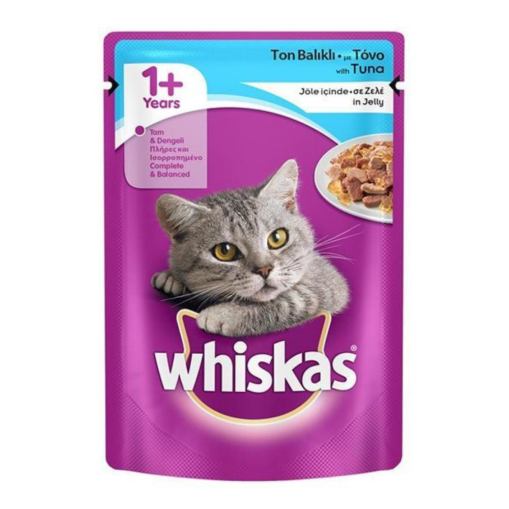 Whiskas Pouch Ton Balıklı Kedi Konservesi 85 Gr Whiskas Pouch Ton Balıklı Kedi Konservesi 85 Gr