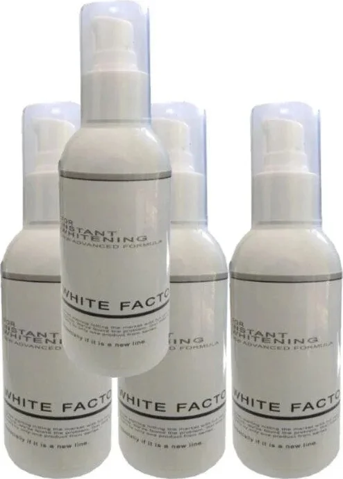 White Factor 4X120 ml Cilt Bakım Kremi - Etkili Beyazlatıcı Bakım