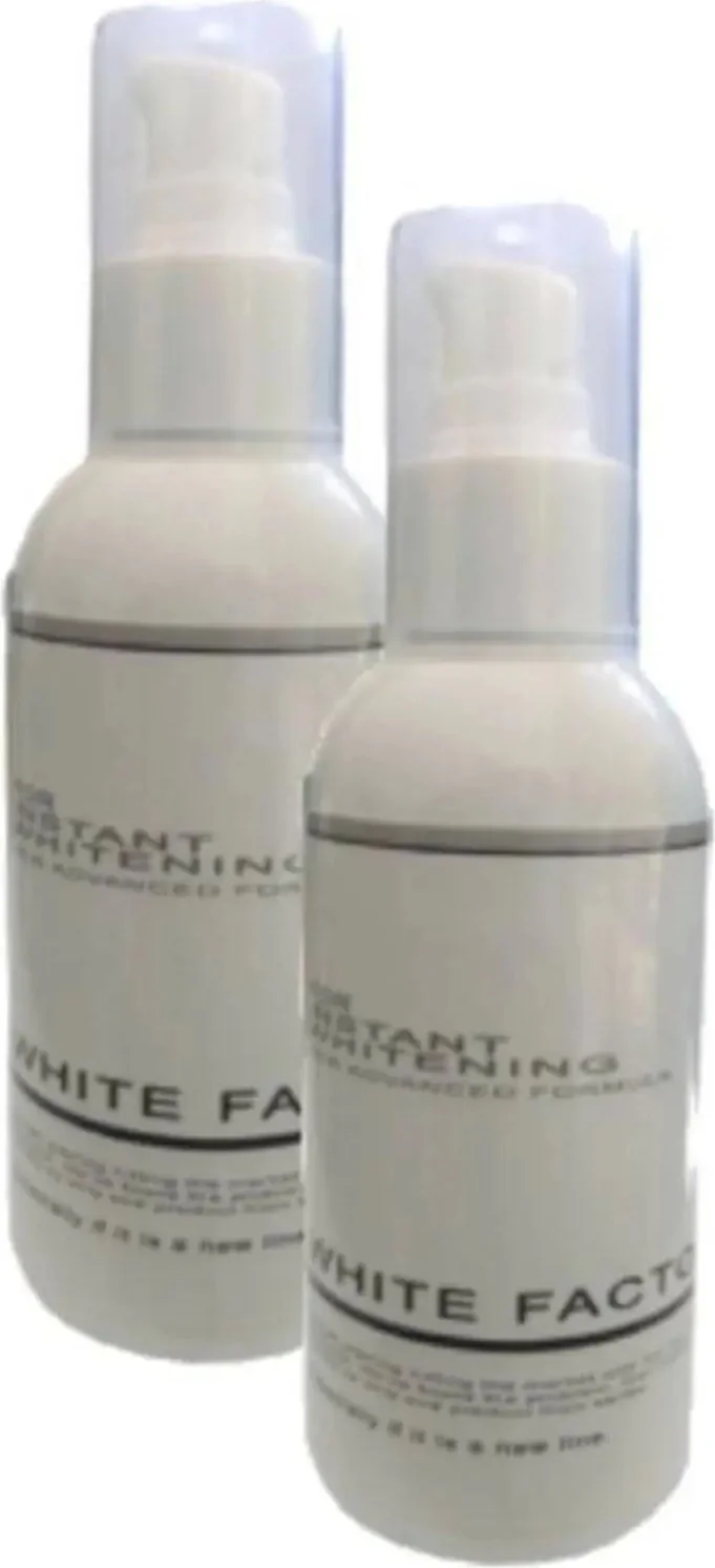 White Factor Anında Beyazlatıcı Cilt Bakım Kremi 120 ml x 2 Ad — Etkili Beyazlatma