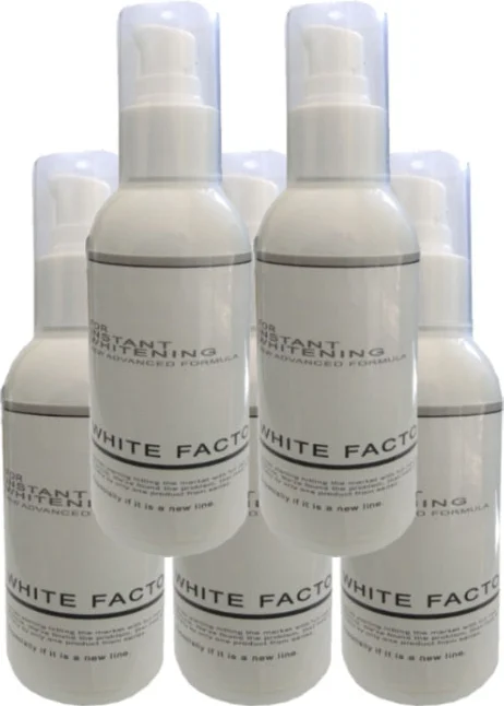 White Factor Anında Beyazlatıcı Krem 120 ml 5'li Paket - Cilt Beyazlatma