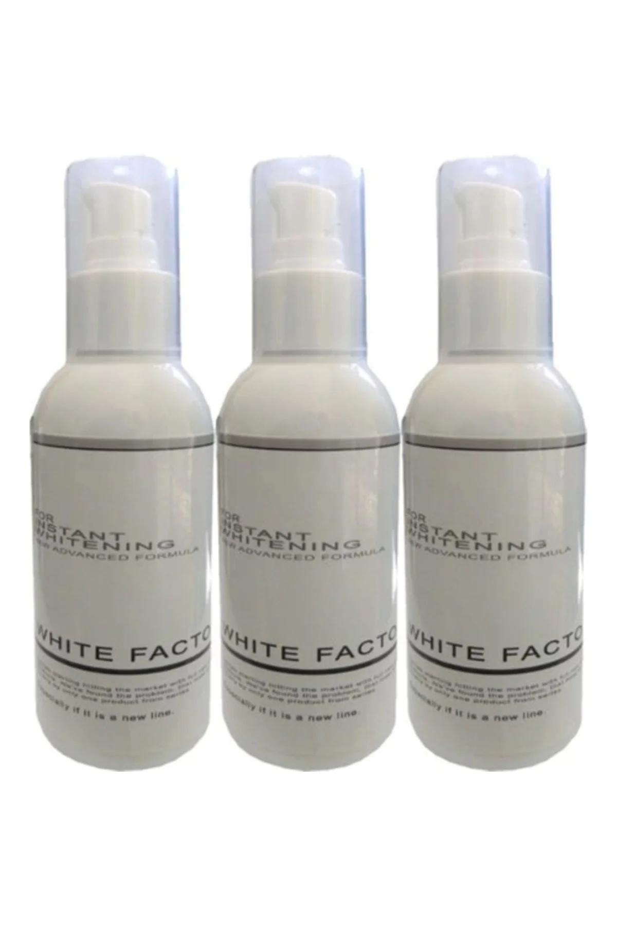 White Factor Beyazlatıcı Açıcı Krem 3'lü Set - 3x120 ml Instant Beyazlatma